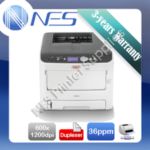 OKI C612dn Color Laser Network Printer+Duplex+BONUS 3 Yr Warranty P/N:46406004DN